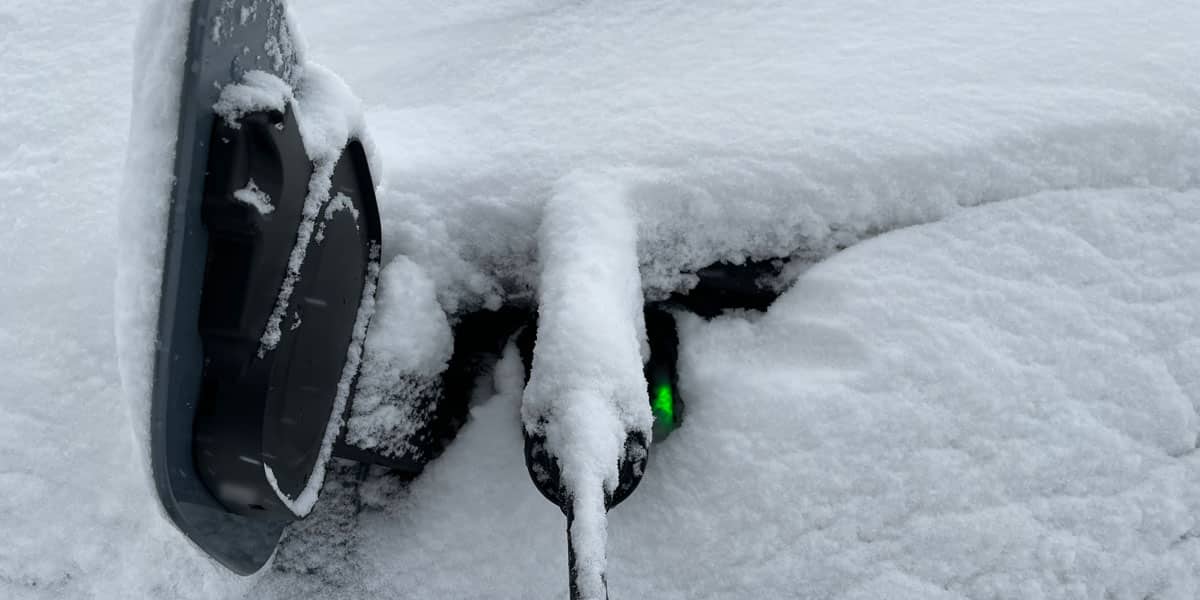 Charging an EV in cold weather